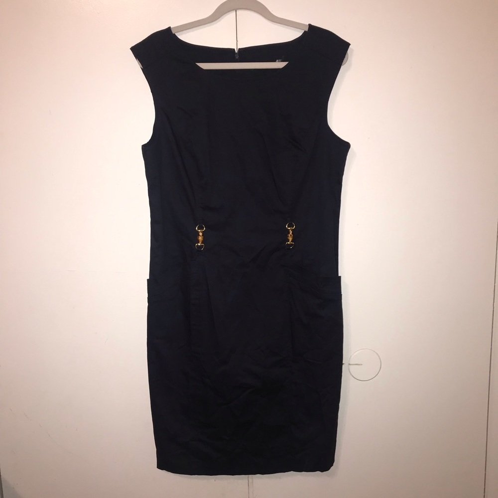 Ellen Tracy Navy Dress